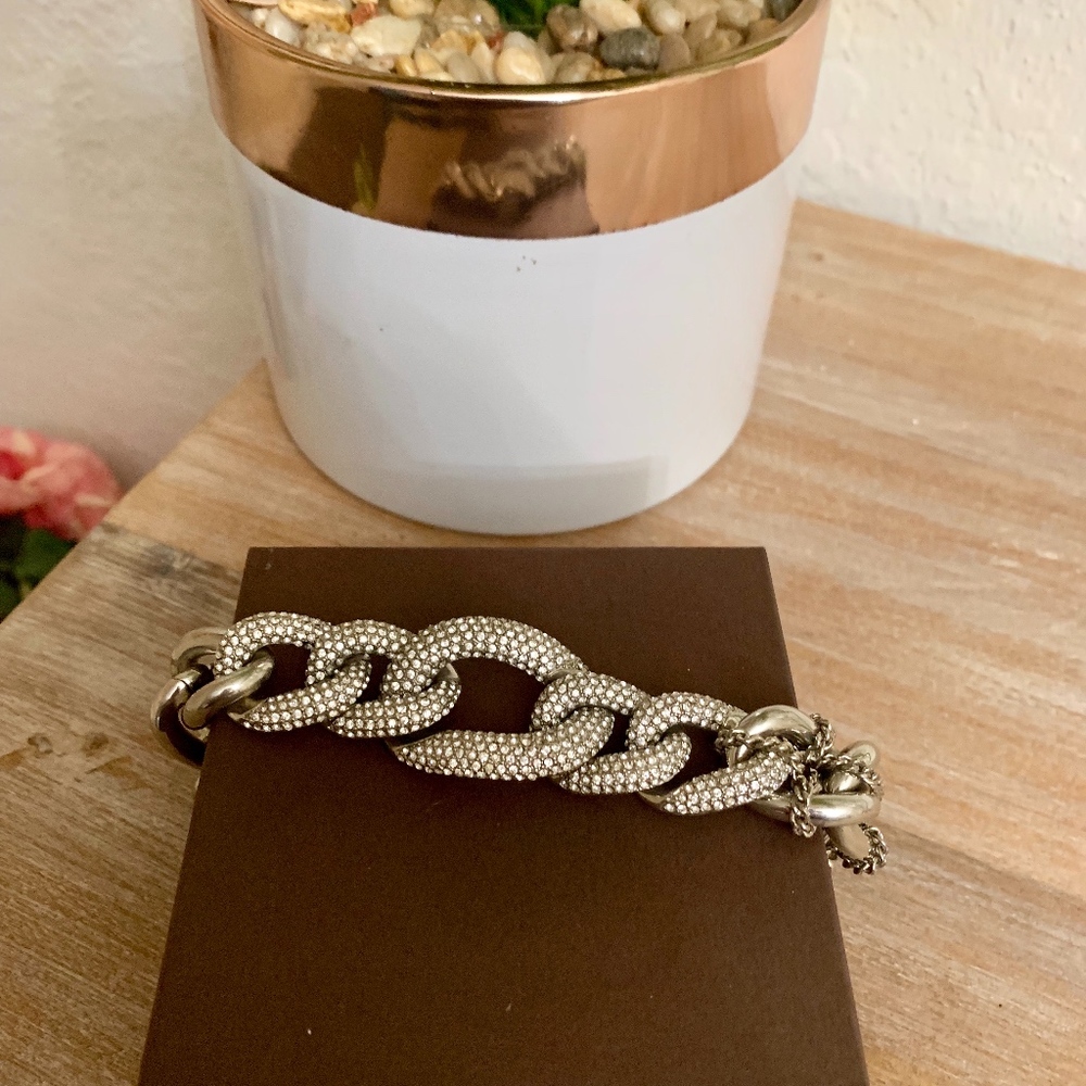 ABS by Allen Schawartz Pave Crystal Bracelet